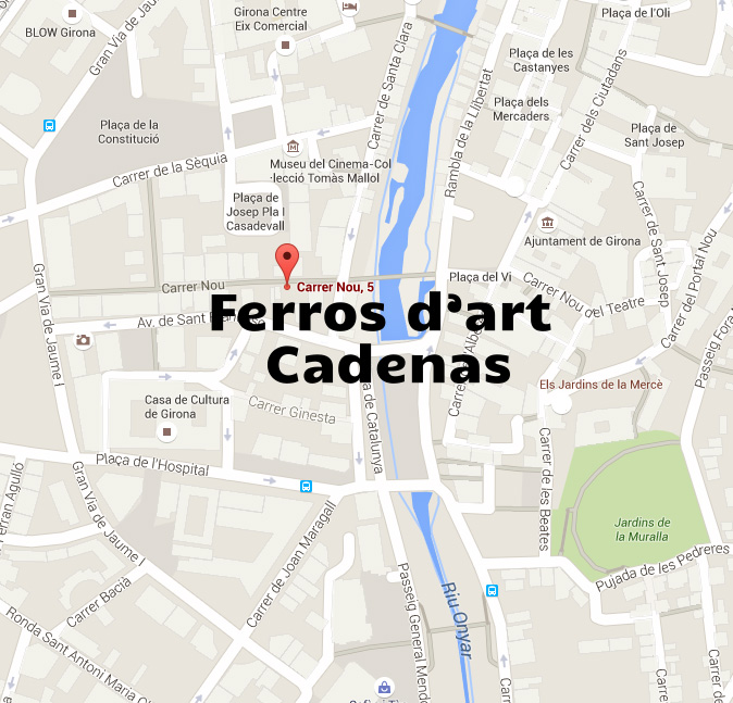 mapa ferros d'art Cadenas